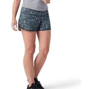 Smartwool Women's Merino Sport Lined Shorts‎ Gray Composite Print XL